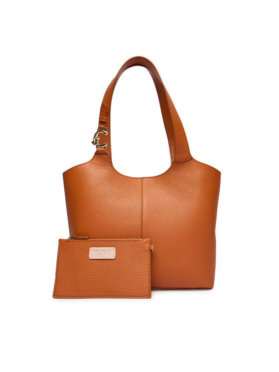 Coccinelle Coccinelle Сумка SHA Coccinelle C-Easy E1 SHA 11 02 01 Коричневий