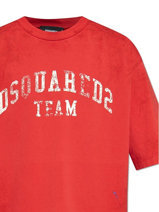 Dsquared2 Dsquared2 T-Shirt S71GD1602 Czerwony Regular Fit
