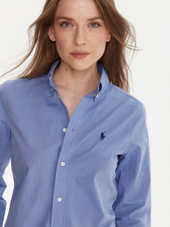 Polo Ralph Lauren Polo Ralph Lauren Srajca 211941509001 Modra Slim Fit