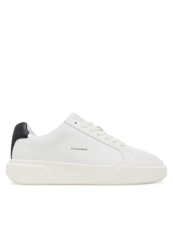 Sneakers Calvin Klein Chunky Cupsole Laceup Lth Wn YW0YW01947 Alb