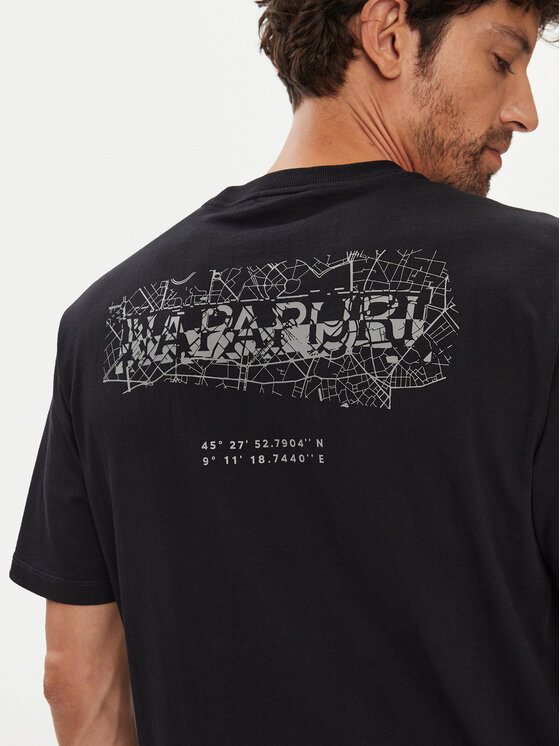 Napapijri Napapijri T-särk S-Turrach NP0A893U Must Regular Fit