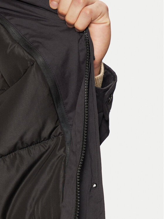 INDICODE INDICODE Parka Ricco 15-889 Czarny Regular Fit