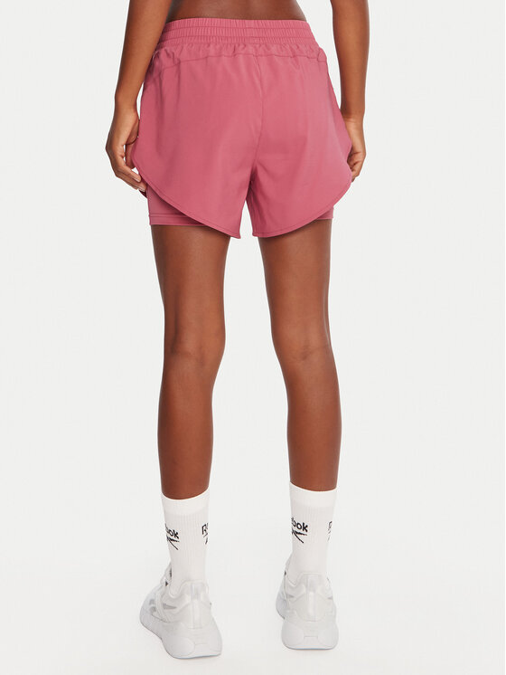 Reebok Reebok Αθλητικό σορτς RK25186CCW Ροζ Slim Fit