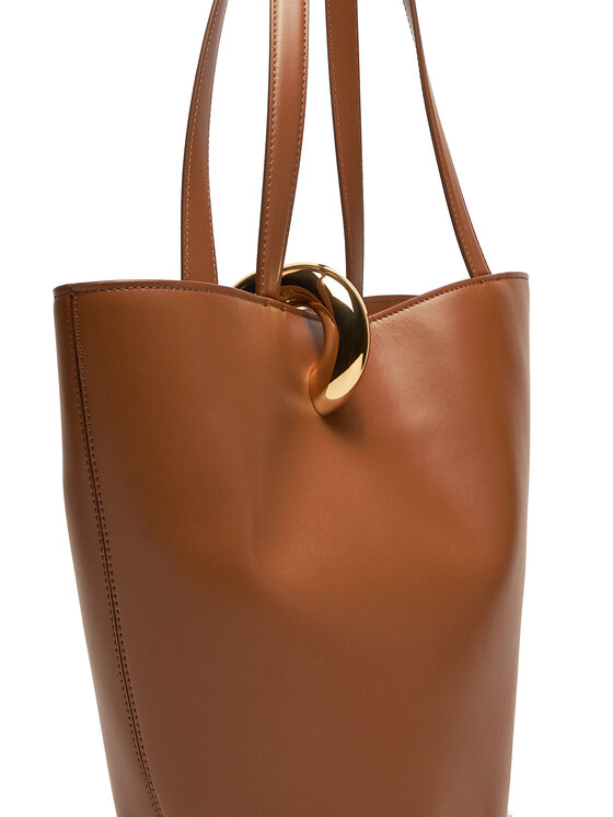 JACQUEMUS JACQUEMUS Ročna torba La Bambola Moyen 251BA4123000 Rjava