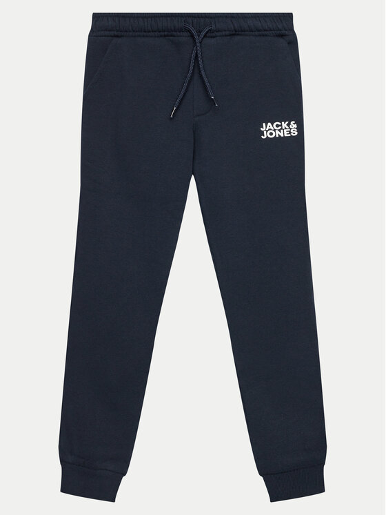 Jack & Jones Junior Jack & Jones Junior Spodnie dresowe Gordon 12257312 Granatowy Slim Fit