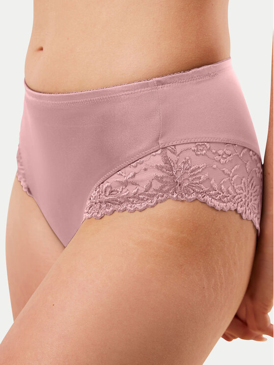 Triumph Triumph Figi klasyczne z wysokim stanem Ladyform Soft Maxi 10210671 Różowy