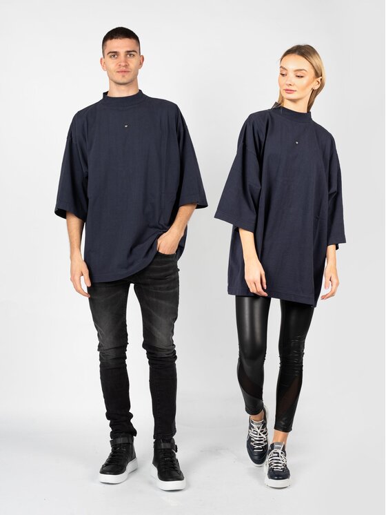Gap T-shirt 719614 TMVQ2 Blu scuro Oversize