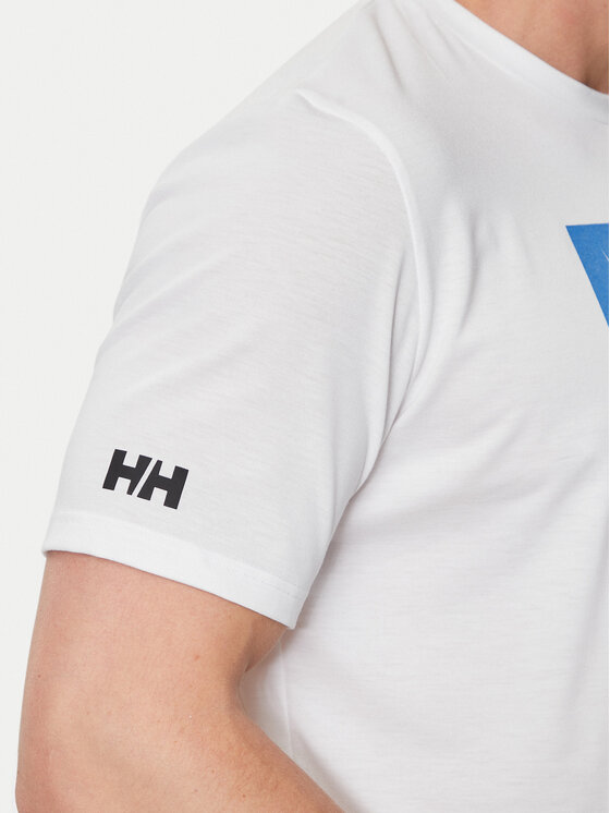 Helly Hansen Helly Hansen T-krekls Hp Race Graphic T-Shirt 34419 Balts Regular Fit