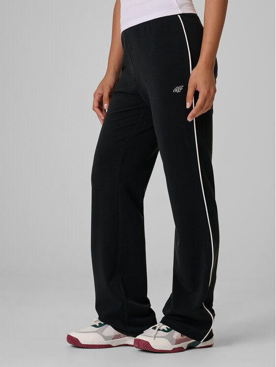 4F 4F Spodnie dresowe COURT SOCIETY Czarny Slim Fit
