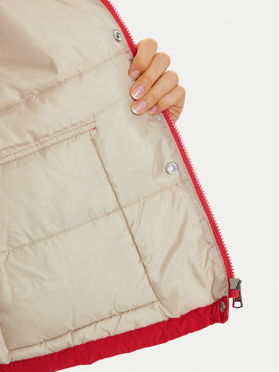 Lee Lee Pehelykabát 112355190 Piros Relaxed Fit