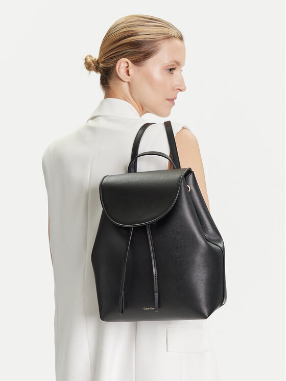 Calvin Klein Calvin Klein Раница Foil Logo Flap Backpack LV04F3297G Черен