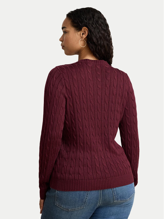 LAUREN RALPH LAUREN LAUREN RALPH LAUREN Pulover 200P14039503 Bordo rdeča Regular Fit