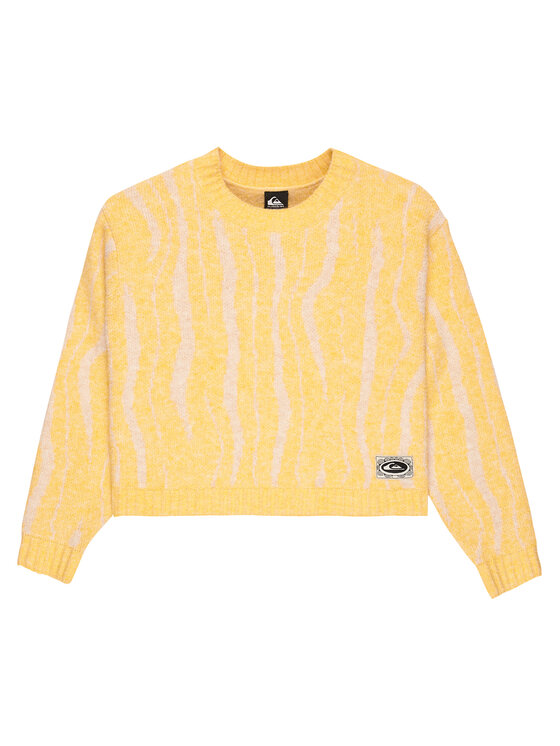 Quiksilver Quiksilver Sweter Selwyn EQWSW03031 Żółty Cropp Fit