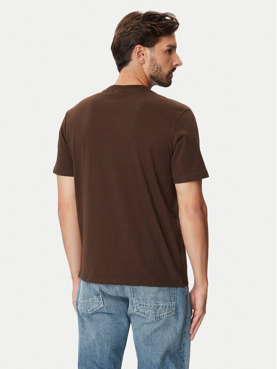 Napapijri Napapijri T-särk NP0A88TR Tumepruun Regular Fit