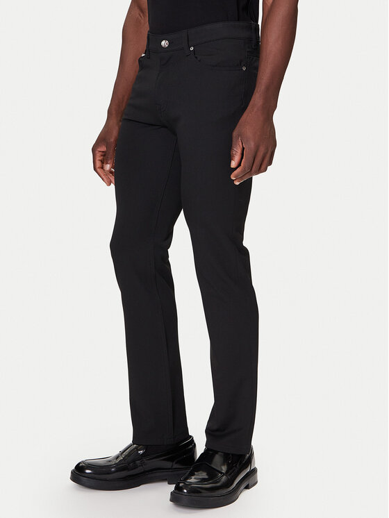 KARL LAGERFELD KARL LAGERFELD Pantaloni din material 265840 554815 Negru Regular Fit