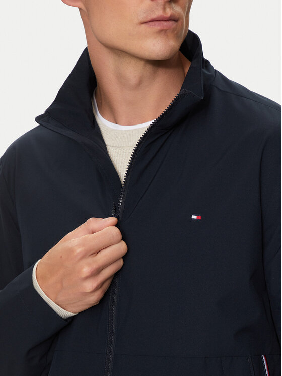 Tommy Hilfiger Tommy Hilfiger Bunda pro přechodné období MW0MW34470 Tmavomodrá Regular Fit