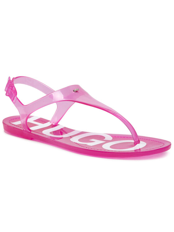 Hugo Sandales Emma Flat SandalTr 50456154 10226118 01 Rose Modivo.fr