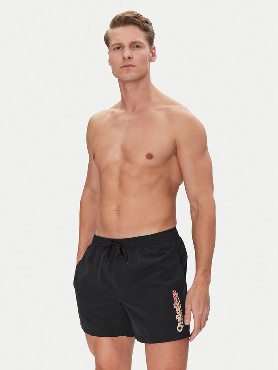 Quiksilver Quiksilver Kupaće gaće i hlače Spl Fineline Volley 15 EQYJV04141 Crna Regular Fit