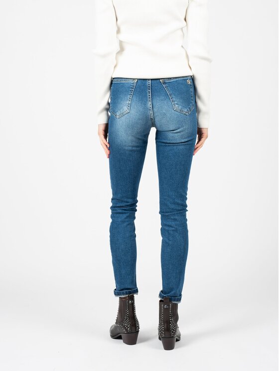 Silvian Heach Silvian Heach Jeansy CVA22178JE | Tetab Tmavomodrá Slim Fit