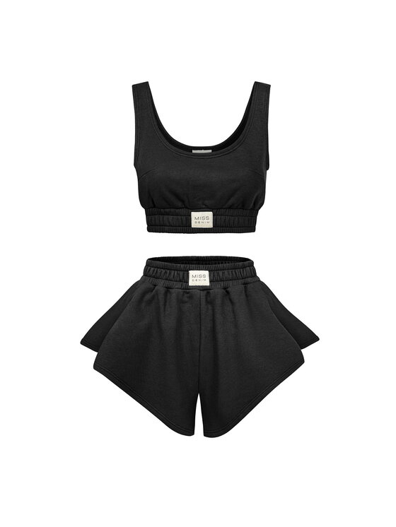 MissDenim MissDenim Dres Flippy Set Czarny Basic Fit