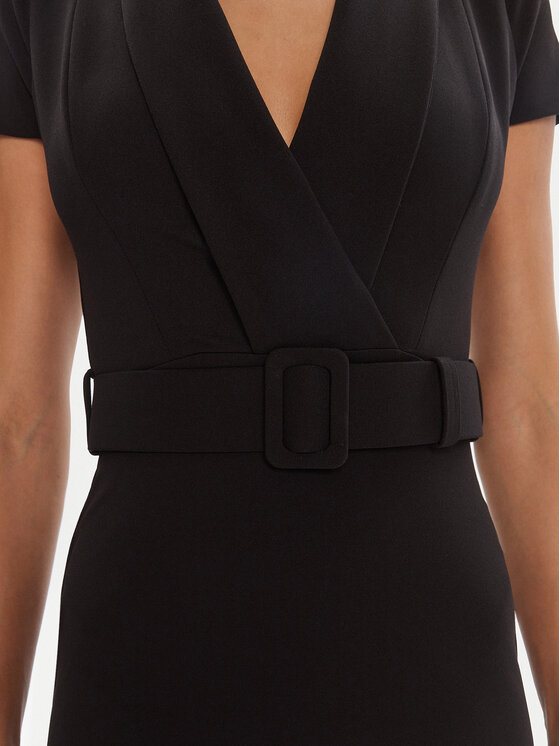 Rinascimento Rinascimento Rochie cocktail CFC0125582003 Negru Slim Fit