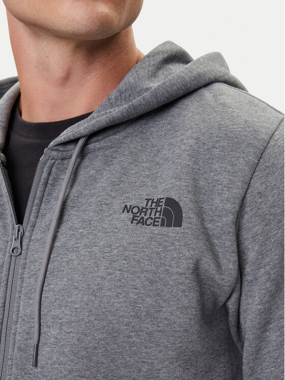The North Face The North Face Bluza Simple Dome NF0A89FD Szary Regular Fit