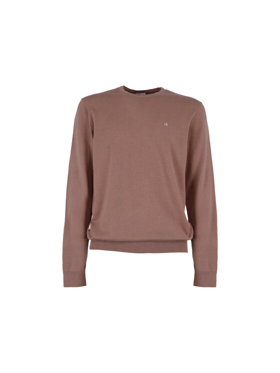 Calvin Klein Calvin Klein Maglione K10K113549GA6 Marrone Regular Fit