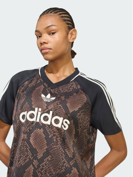 adidas adidas T-Shirt 168127 Brązowy Loose Fit