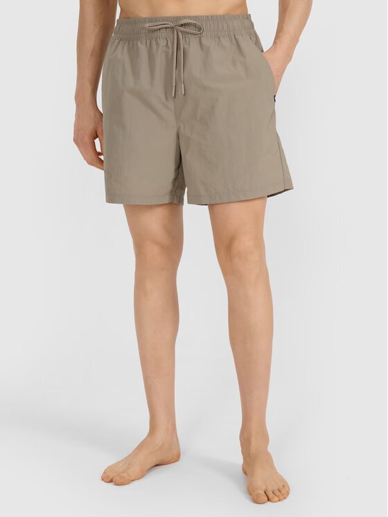 4F 4F Plážové šortky 4FRSS25UBDSM187-043S Kaki Regular Fit