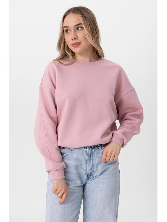 LAURELLA LAURELLA Mikina 1TU021 Růžová Regular Fit