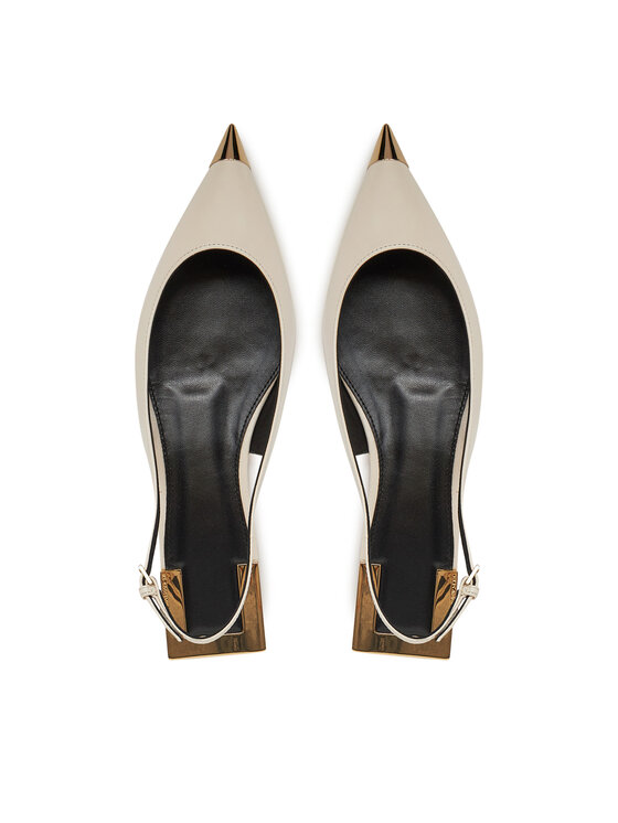 Elisabetta Franchi Elisabetta Franchi Baleriny SA-07L-51E2 Écru
