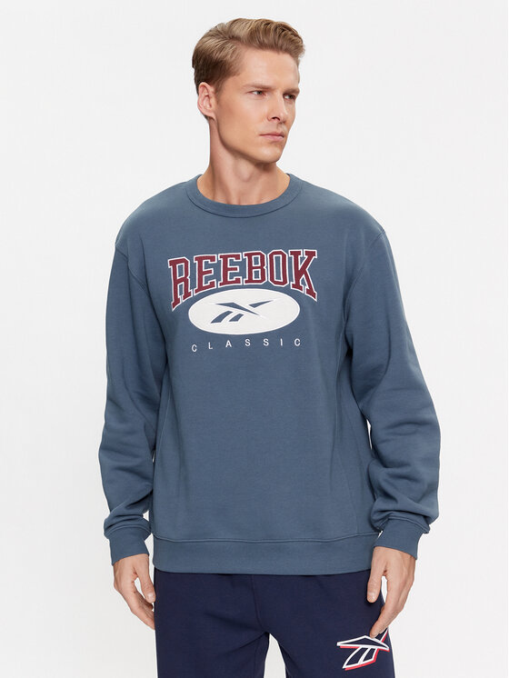 Reebok Mikina Archive Essentials IM1531 Modrá Regular Fit