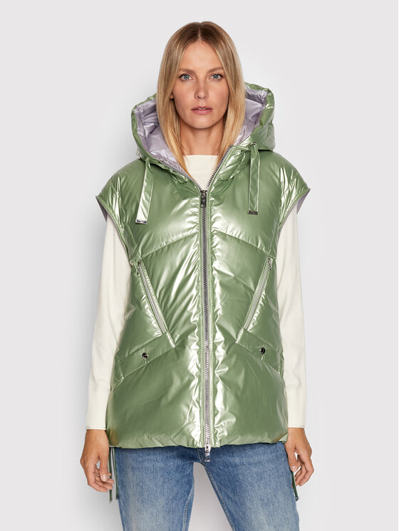 Diego M Diego M Giubbotto piumino 22IP-R267 Verde Regular Fit