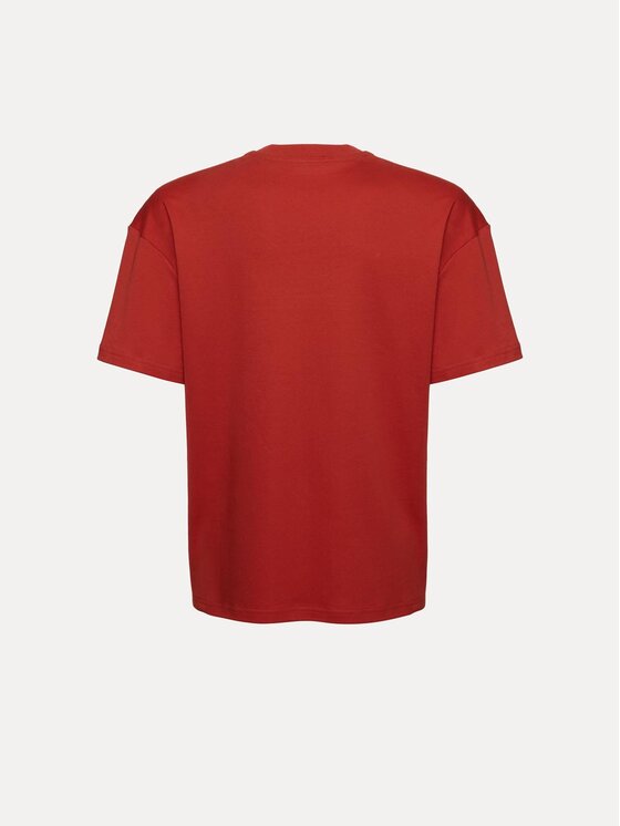 La Mania La Mania T-Shirt ALISA Tmavě červená Basic Fit