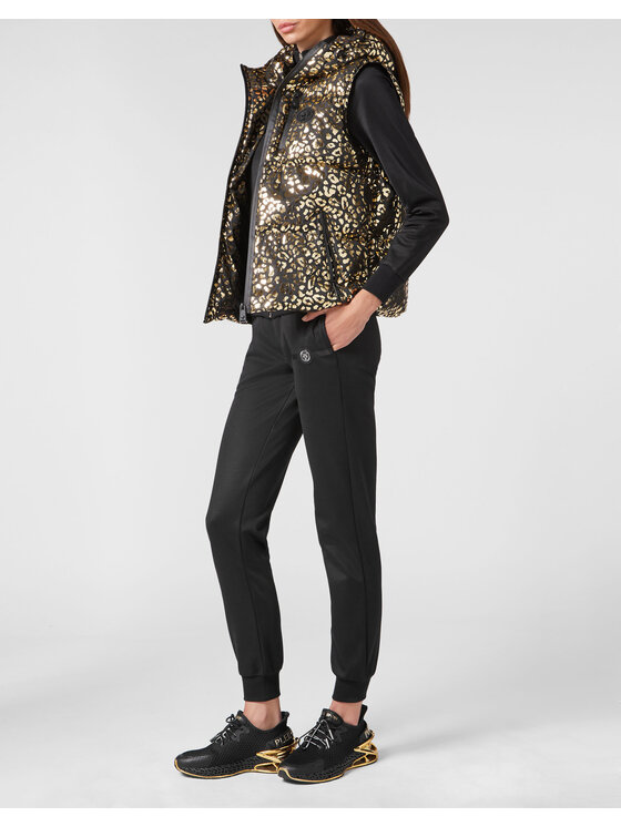 Plein Sport Plein Sport Bezrękawnik 227 Złoty Regular Fit