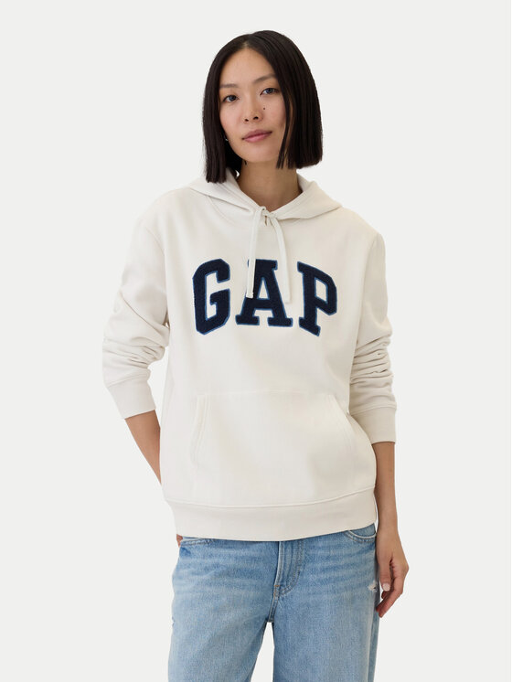 Gap Mikina 463506-55 Écru Regular Fit