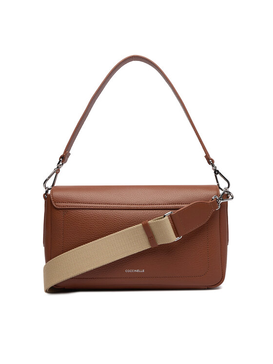 Coccinelle Coccinelle Ročna torba U4K Coccinelle C-Me Lock E1 U4K 12 01 02 Rjava