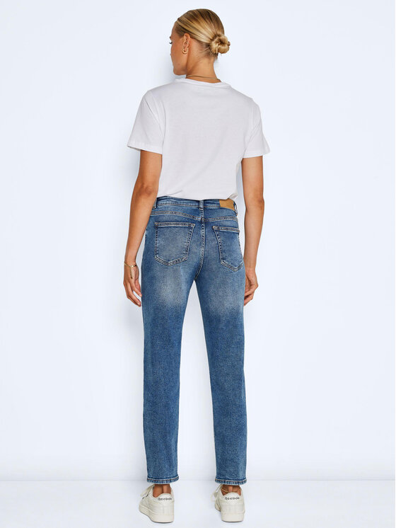 Noisy May Noisy May Jeans hlače Moni 27022745 Modra Straight Fit