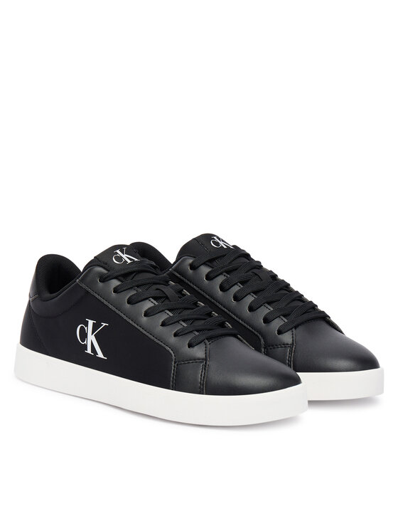 Calvin Klein Calvin Klein Laisvalaikio batai 3 Cupsole Laceup Pu Mg YW0YW01781 Juoda