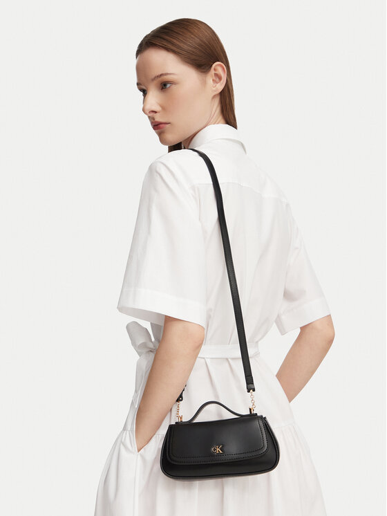 Calvin Klein Ročna torba LV04F3679G Črna