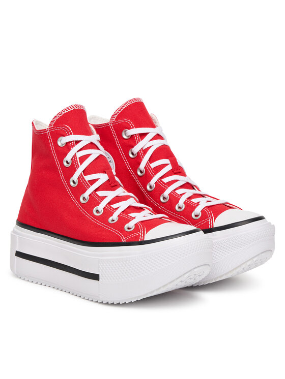 Converse Converse Tenisice Chuck Taylor All Star Lift Double Stack A15542C Crvena