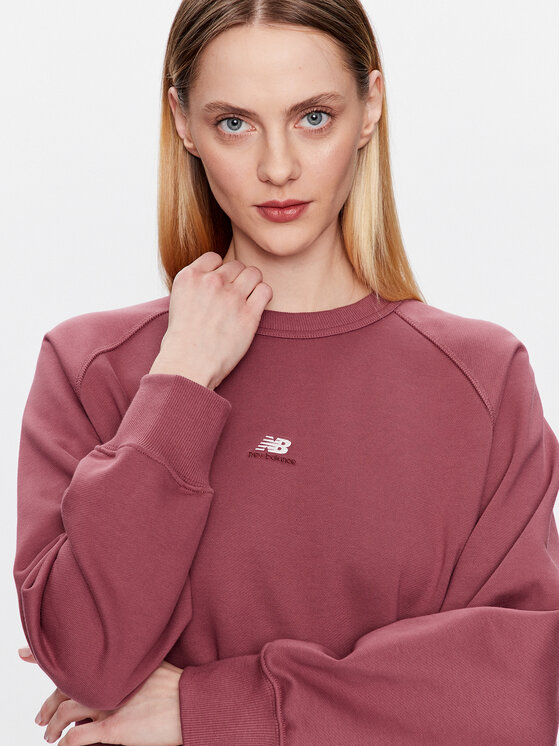 New Balance New Balance Sweatshirt WT31500 Dunkelrot Oversize