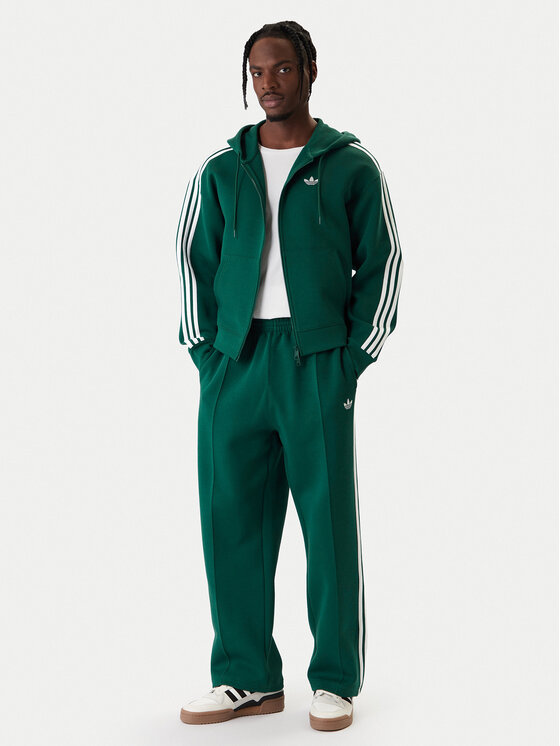 adidas adidas Džemperis adicolor Spacer KD4085 Žalia Loose Fit