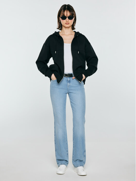 BIG STAR BIG STAR Bluza SELINA Czarny Comfort Fit