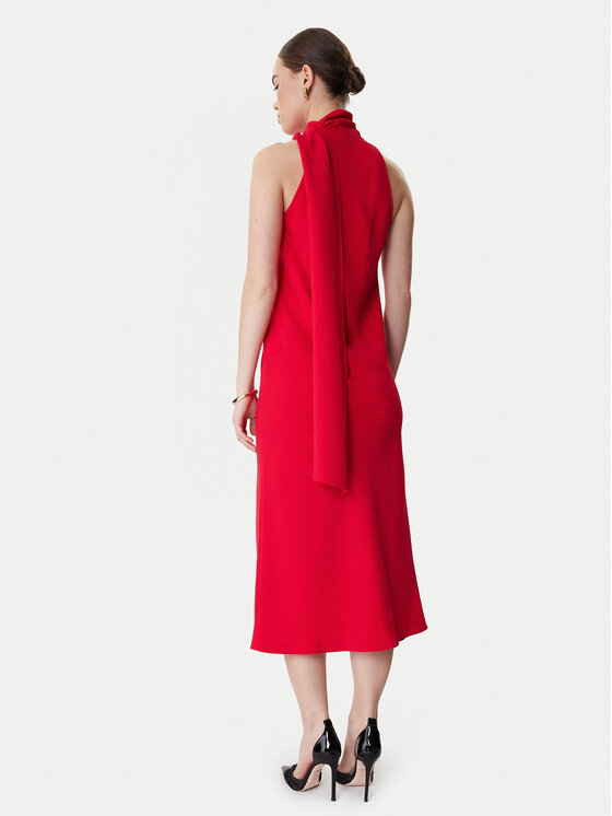 Marella Marella Коктейлна рокля Ninfee 2613221083 Червен Regular Fit