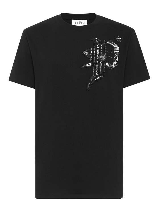 PHILIPP PLEIN PHILIPP PLEIN T-Shirt 1649 Czarny Regular Fit