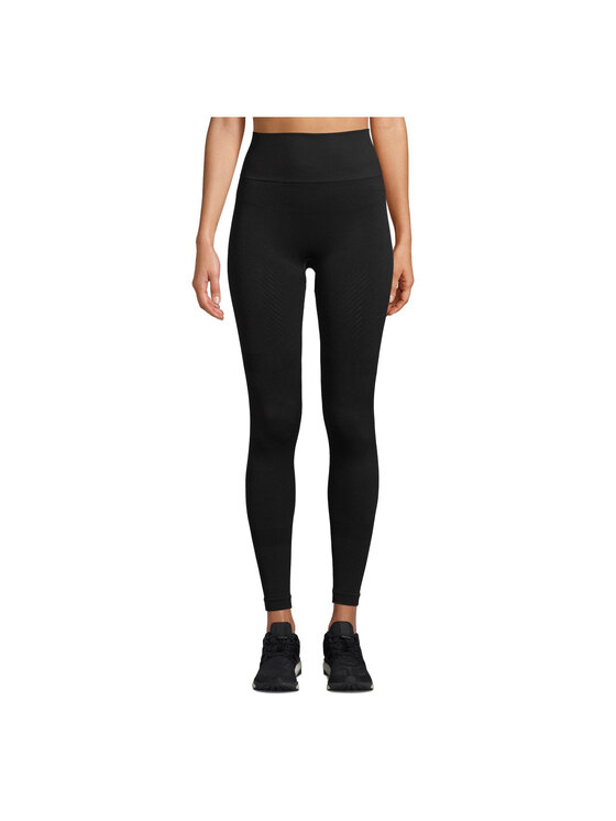 Casall Casall Legginsy Essential Block Seamless High Waist Tights Czarny Slim Fit