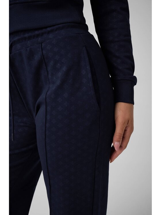 Guess Guess Spodnie materiałowe 183763 Niebieski Classic Fit