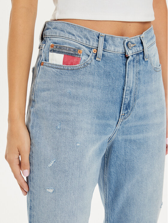 Tommy Jeans Tommy Jeans Дънки DW0DW19934 Син Straight Fit