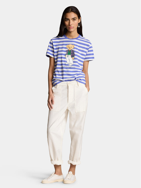 Polo Ralph Lauren Polo Ralph Lauren T-krekls Str Riv Br T 211924300001 Zils Regular Fit